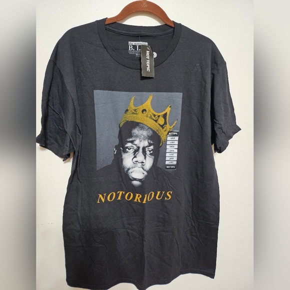 NWT Hot Topic Notorious B.I.G Tee Large - Picture 1 of 3